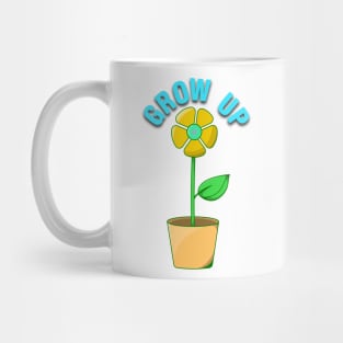 grow up icon flower Mug